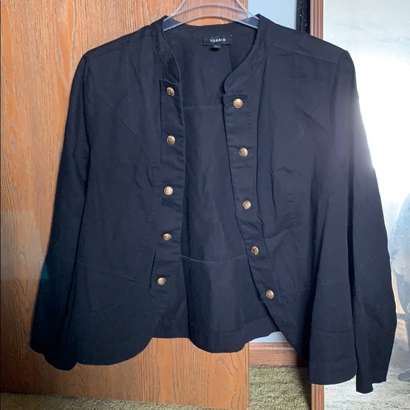 torrid Jackets & Blazers - Torrid military open front jacket sz 2